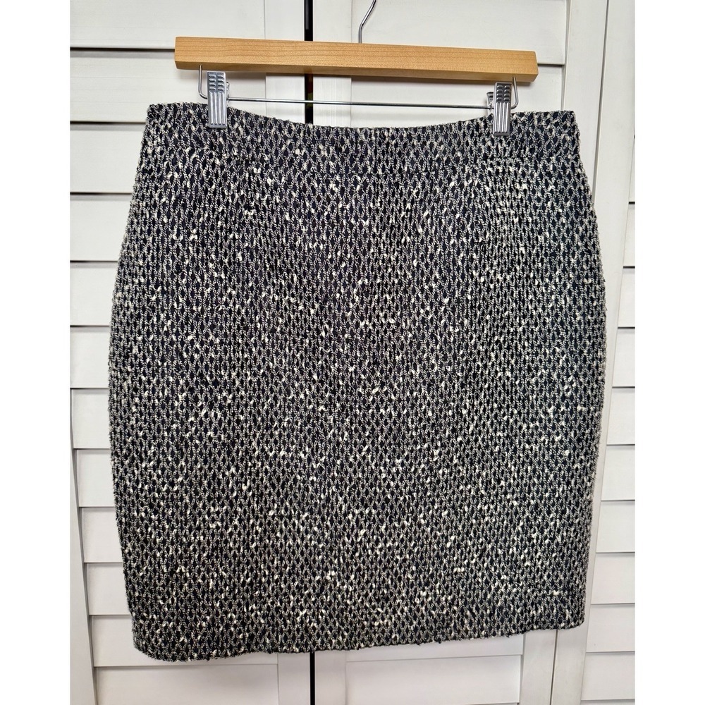 Brooks Brothers Textured Knit Pencil Skirt Career Office Preppy Women's Size 12
